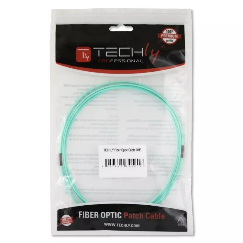 Techly ST/LC πολύτροπο 50/125 OM3 2m καλώδιο οπτικών ινών ILWL D5-STLC-020/OM3