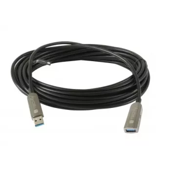 Techly ICOC U3AMF-HY-020 καλώδιο USB USB 3.2 Gen 1 (3.1 Gen 1) 20 m USB A μαύρο