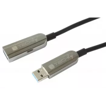 Techly ICOC U3AMF-HY-020 καλώδιο USB USB 3.2 Gen 1 (3.1 Gen 1) 20 m USB A μαύρο