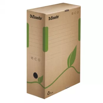 Esselte κουτί αρχειοθέτησης Eco FSC® 100 mm, καφέ, πράσινο, A4, 140 g, 100 x 327 x 233 mm