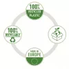 Esselte Recycle Folder A4, φάκελος έργου, A4, πολυπροπυλένιο (PP), διαφανές, κάθετη διάταξη, 220 mm