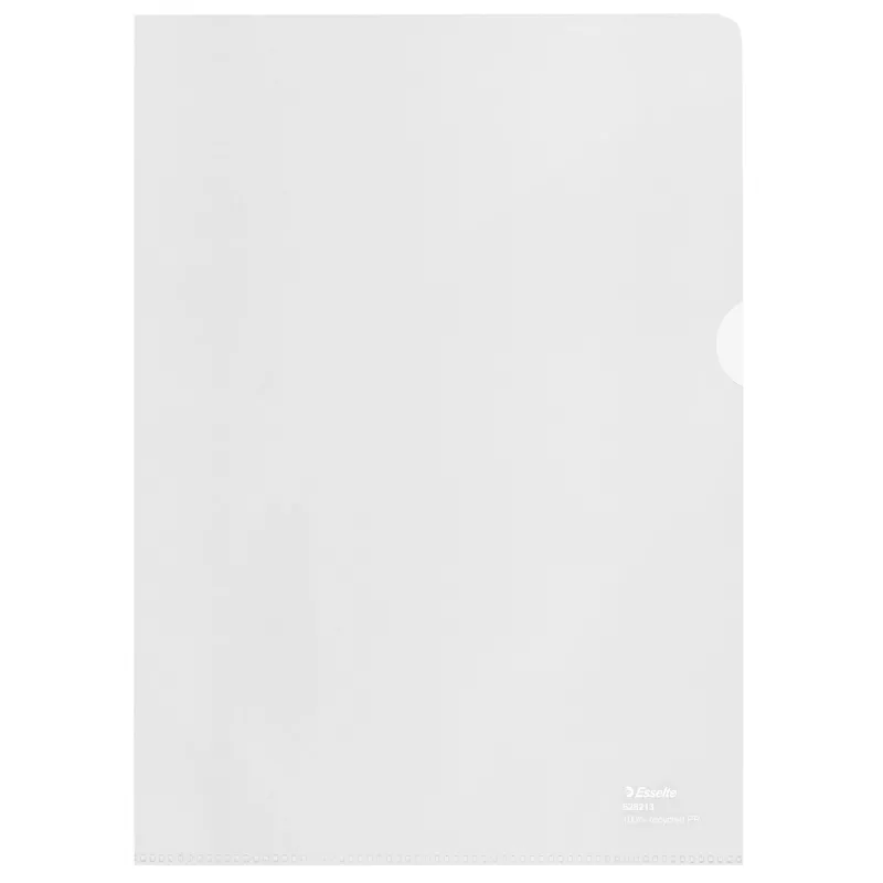Esselte Recycle Folder A4, φάκελος έργου, A4, πολυπροπυλένιο (PP), διαφανές, κάθετη διάταξη, 220 mm