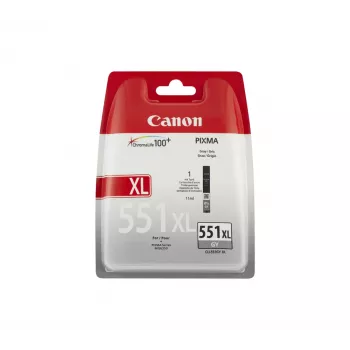 Canon CLI-551XL GY w/sec μελανοδοχείο 1 τεμ. γνήσιο υψηλής (XL) απόδοσης γκρι