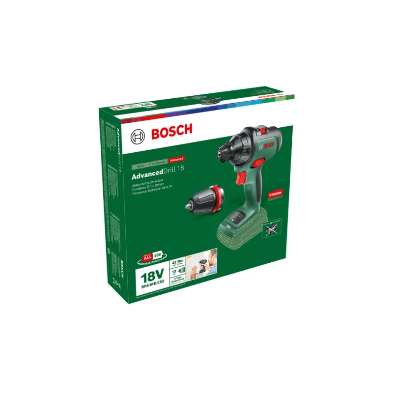 Bosch AdvancedDrill 18 1350 U/min τσοκ ταχείας σύσφιξης 1 kg πράσινο