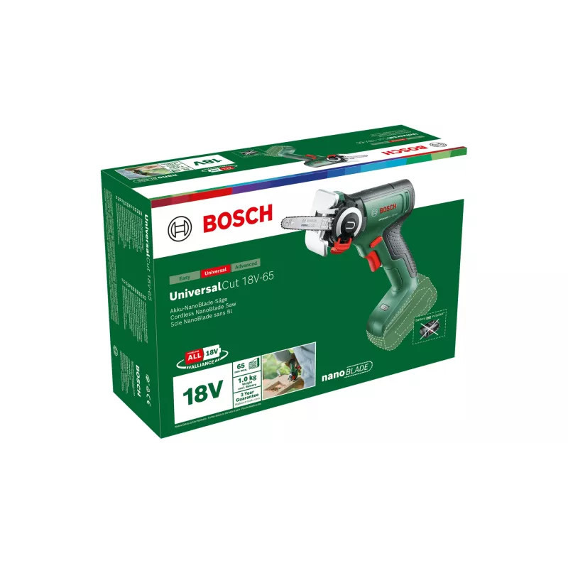 Bosch UniversalCut 18V-65 σέγα 8000 διαδρομές/λεπτό 1 kg