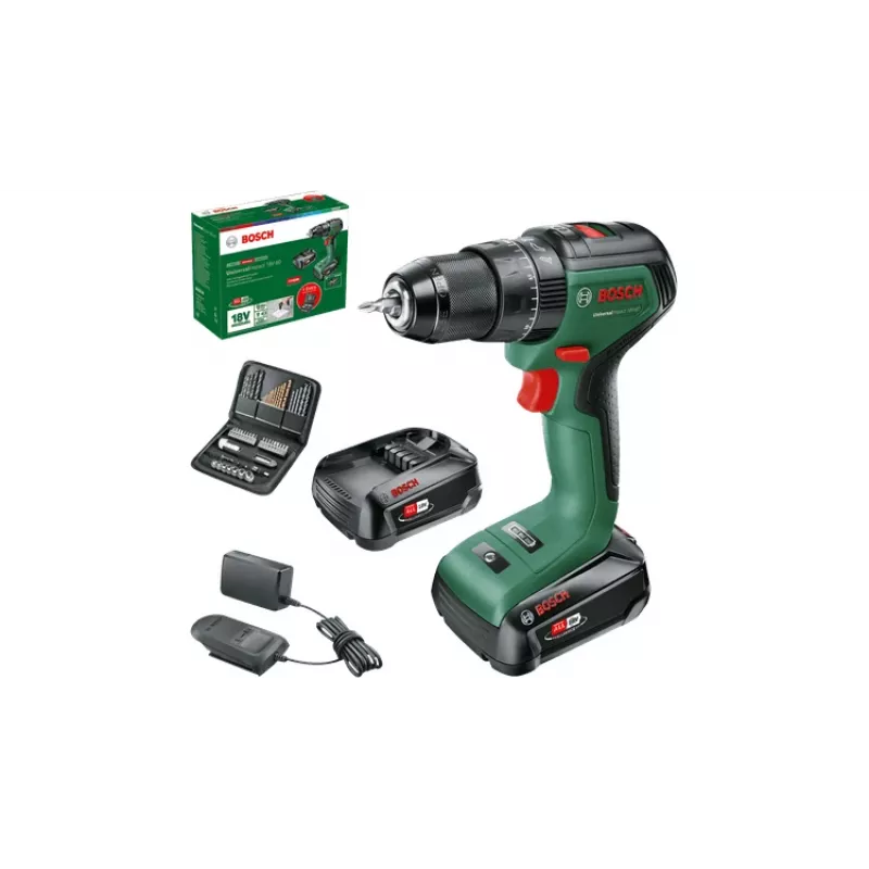 Bosch 0 603 9D7 106 δράπανο 1900 U/min χωρίς κλειδί 1,3 kg μαύρο, πράσινο