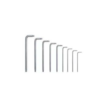 Bosch 1 600 A02 Z9C, σετ κλειδιών L-Torx, TX10, TX15, TX20, TX25, TX27, TX30, TX40, TX8, TX9, πράσινο, ασημί, χάλυβας, πλαστικό, 69 mm