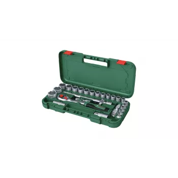 Bosch 1600A02Z9F σετ καστάνιας και καρυδακιών 1/2 in, 25 τεμ., πράσινο