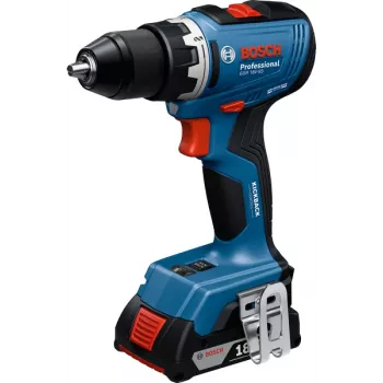 Bosch GSB 18V-65 Professional Επαναφορτιζόμενο κρουστικό δράπανο-κατσαβίδι, 18 V, 2x 5.0 Ah, L-BOXX (06019N3303)
