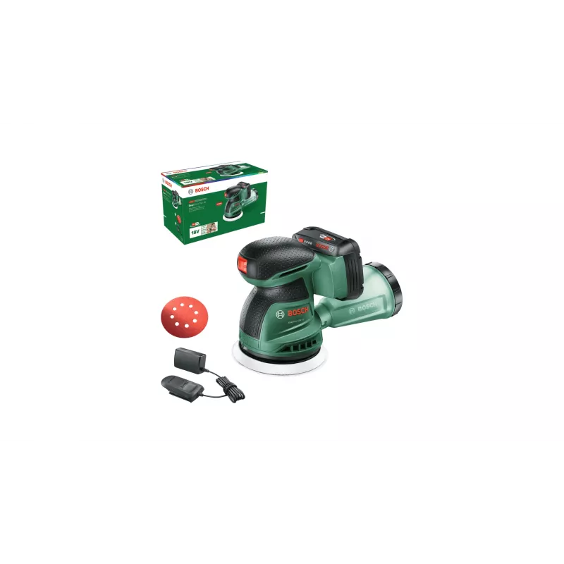 Bosch EasyOrbit 18V-10 Εκκεντρικός λειαντήρας 23000 OPM Μαύρο, Πράσινο
