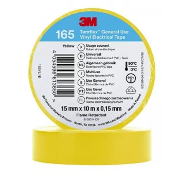 3M 165YL1E Μονωτική ταινία 1 τεμ.