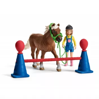 schleich Πόνυ Εκπαίδευση ευκινησίας, Ευκινησία, Ζώα φάρμας/Παιχνίδι φάρμας, 3 έτος(-η), Πολύχρωμο, Πλαστικό