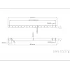 Multibrackets M Σωλήνας επέκτασης Στήριξη οροφής Μαύρο 3000mm