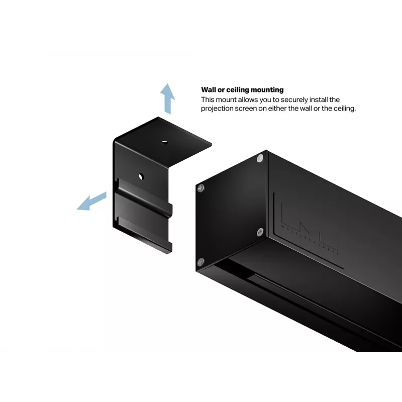Multibrackets M 16:9 Μοτοριζόμενη οθόνη προβολής 300x168, 135 ίντσες Μαύρη Έκδοση