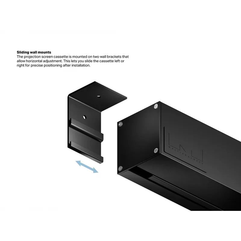 Multibrackets M 16:9 Μοτοριζόμενη οθόνη προβολής 300x168, 135 ίντσες Μαύρη Έκδοση