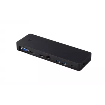 Fujitsu S26391-F1667-L100 Σταθμός σύνδεσης φορητού υπολογιστή/Αντιγραφέας θυρών Ενσύρματο USB 3.2 Gen 1 (3.1 Gen 1) Type-C Μαύρο