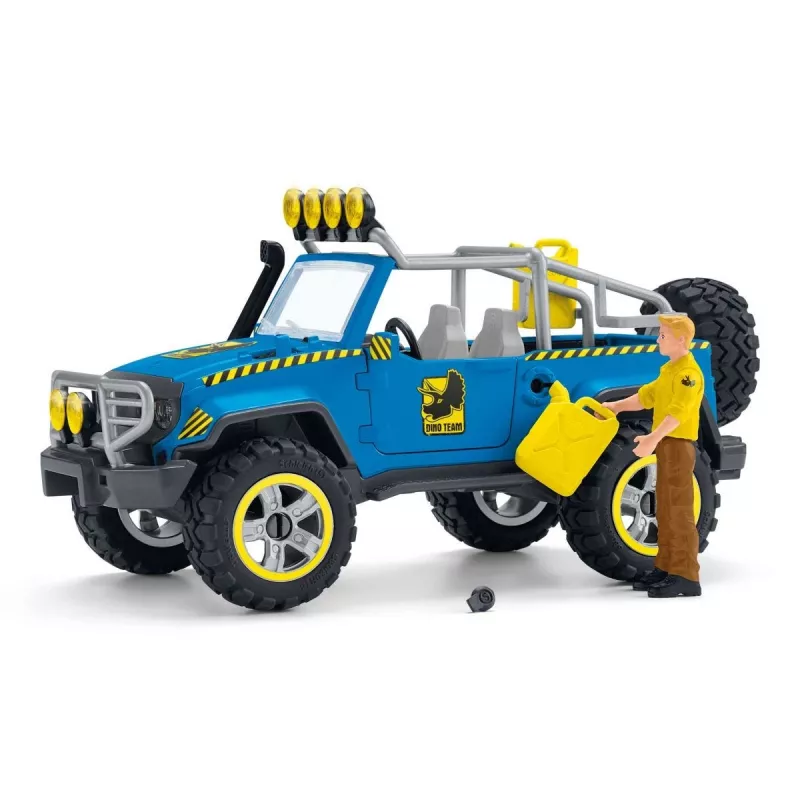 schleich Dinosaurs τζιπ με φυλάκιο δεινοσαύρων