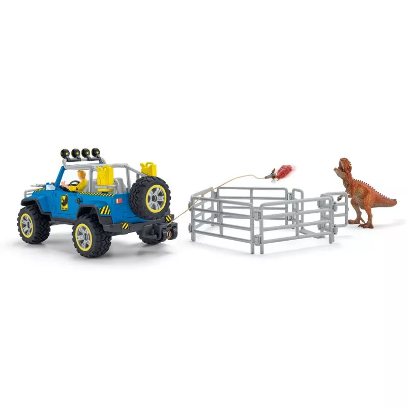 schleich Dinosaurs τζιπ με φυλάκιο δεινοσαύρων