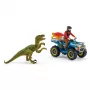 σετ παιχνιδιού Schleich Dinosaurs Quad διαφυγή από τον Velociraptor