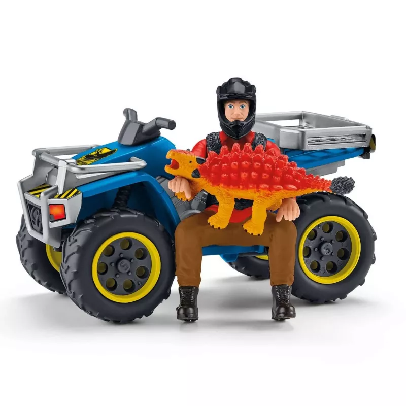 σετ παιχνιδιού Schleich Dinosaurs Quad διαφυγή από τον Velociraptor