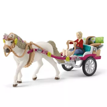 αγρόκτημα Schleich HORSE CLUB μικρή άμαξα για το μεγάλο σόου αλόγων