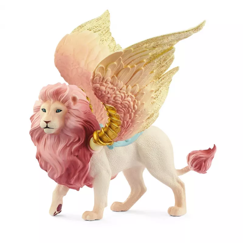φιγούρα Schleich BAYALA νεράιδα σε πτήση με φτερωτό λιοντάρι