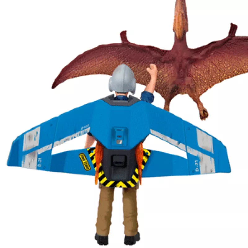 Schleich σετ παιχνιδιού δεινοσαύρων Jetpack Chase