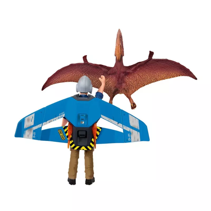 Schleich σετ παιχνιδιού δεινοσαύρων Jetpack Chase