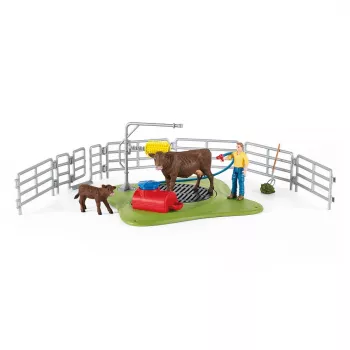 αγρόκτημα Schleich FARM WORLD Happy Cow Wash
