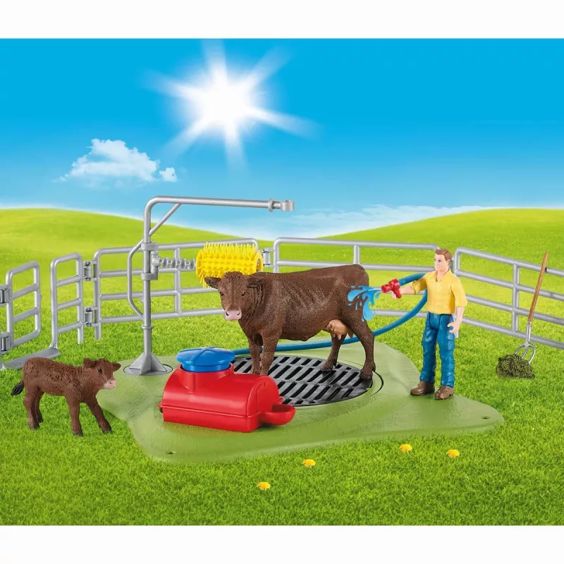 αγρόκτημα Schleich FARM WORLD Happy Cow Wash