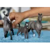 schleich HORSE CLUB Selle Français φοράδα μαύρο-γκρι 13955S