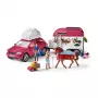 schleich HORSE CLUB περιπέτεια αλόγων με αυτοκίνητο και τρέιλερ, δράση/περιπέτεια, κάμπινγκ, άλογα, 5 έτη, πολύχρωμο, πλαστικό