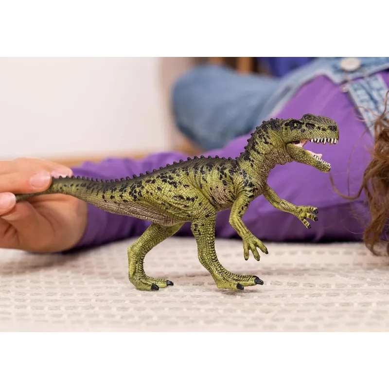 παιχνίδι δεινόσαυρος Schleich Monolophosaurus πράσινο 15035S