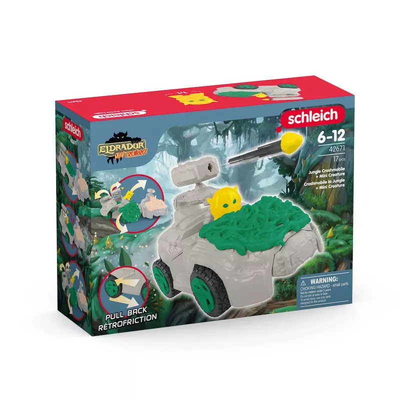 Jungle CrashMobile με μίνι πλάσμα Schleich 42671 πολύχρωμο