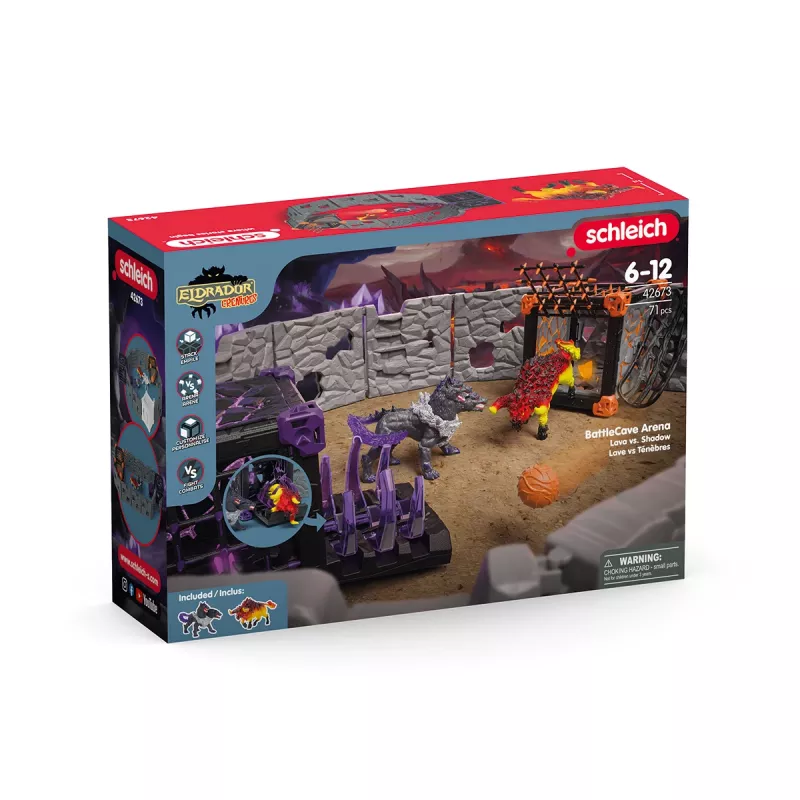 δράση/περιπέτεια Schleich BattleCave Arena Lava vs. Σκιά πολύχρωμο