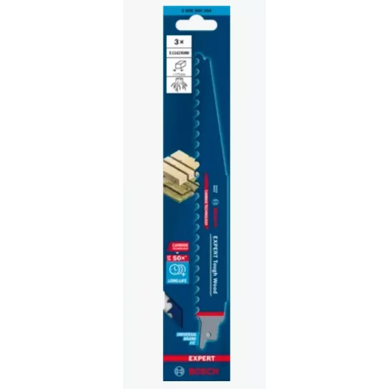 Bosch Expert 2 608 900 404 Λεπίδα σέγας/κυλινδρικού/σπαθοσέγας Carbide 3 τεμ.
