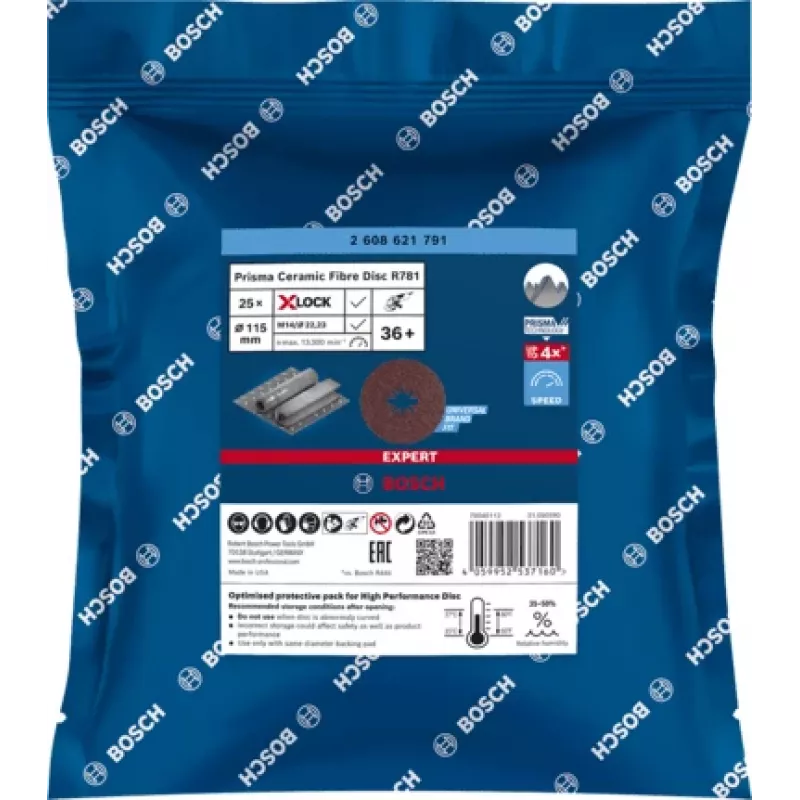 Bosch 2 608 621 791 Εξαρτήματα γωνιακού τροχού Δίσκος λείανσης