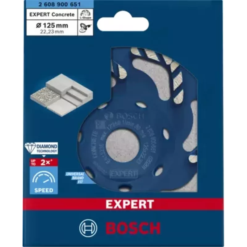 Bosch 2 608 900 651 Περιστροφικό εργαλείο Εξοπλισμός λείανσης/τριψίματος Σκυρόδεμα