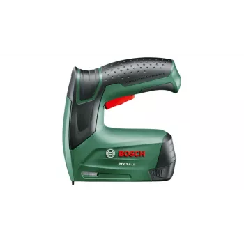 Καρφωτικό Bosch PTK 3,6 LI Office Set — επαναφορτιζόμενο, Li‑Ion 1.5 Ah, μήκος συρραπτικού 4 mm–10 mm, πλάτος 50 mm