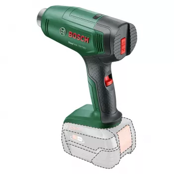 Bosch EasyHeat 18V-500 Επαναφορτιζόμενο πιστόλι θερμού αέρα, Solo (χωρίς μπαταρία και φορτιστή), Πράσινο/Μαύρο