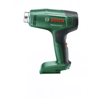 Bosch EasyHeat 18V-500 Επαναφορτιζόμενο πιστόλι θερμού αέρα, Solo (χωρίς μπαταρία και φορτιστή), Πράσινο/Μαύρο