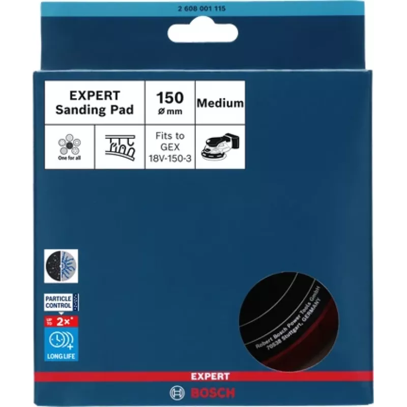 Bosch 2 608 001 115 Εξάρτημα λείανσης 1 τεμ. Δίσκος λείανσης