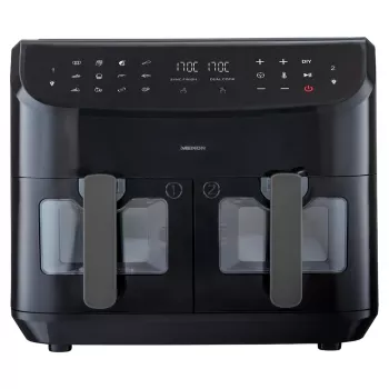 MEDION LIFE P20 Double 8,7 L 2600 W Φριτέζα θερμού αέρα Μαύρη
