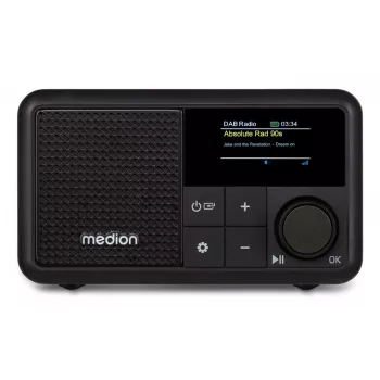 MEDION LIFE S66822 Φορητό ψηφιακό ραδιόφωνο Μαύρο