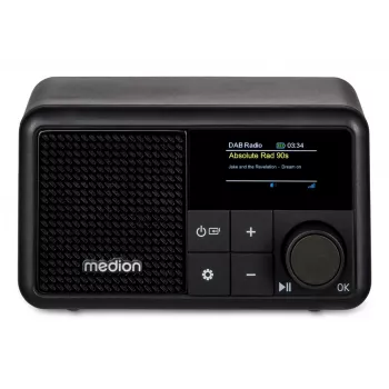 MEDION LIFE S66822 Φορητό ψηφιακό ραδιόφωνο Μαύρο