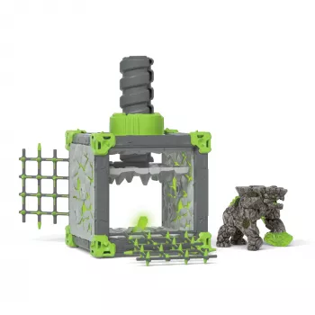 schleich ELDRADOR CREATURES BattleCave Steinbrecher, Δράση/Περιπέτεια, Τέρατα και δράκοι, Κόσμος των πετρωμάτων, 7 έτος(-η), Πράσινο, Γκρι
