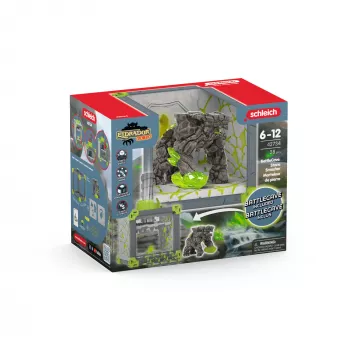 schleich ELDRADOR CREATURES BattleCave Steinbrecher, Δράση/Περιπέτεια, Τέρατα και δράκοι, Κόσμος των πετρωμάτων, 7 έτος(-η), Πράσινο, Γκρι