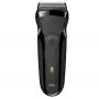 Braun Series 3 300s ξυριστική μηχανή με φύλλα trimmer μαύρη