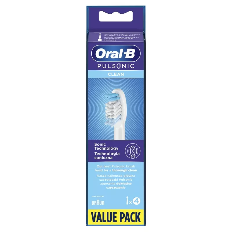 Oral-B Pulsonic Clean 4 τεμ. λευκό