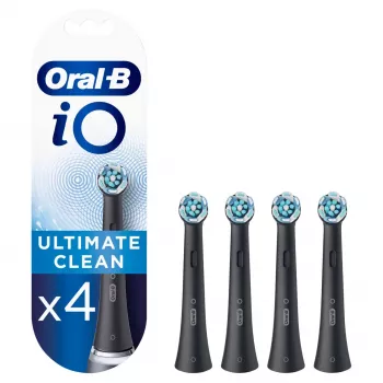 Oral-B iO Ultimate Clean ORAIOB4BK κεφαλή οδοντόβουρτσας 4 τεμ. μαύρο
